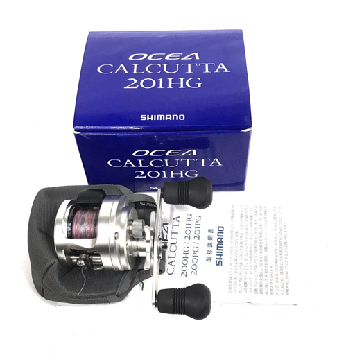 シマノ 11 OCEA CALCUTTA オシアカルカッタ 201HG ベイトリール 釣具 フィッシング用品 保存箱付 SHIMANO